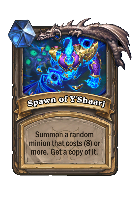 Spawn of Y'Shaarj Hearthstone kártya
