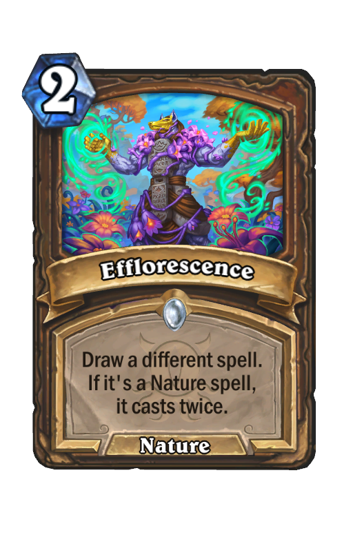 Efflorescence Hearthstone kártya