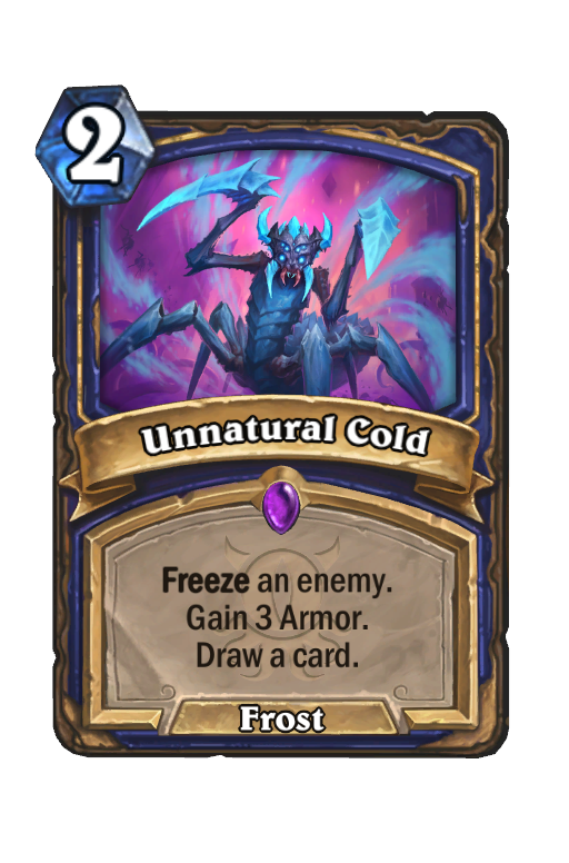 Unnatural Cold Hearthstone kártya