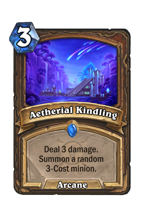 Aetherial Kindling Hearthstone kártya