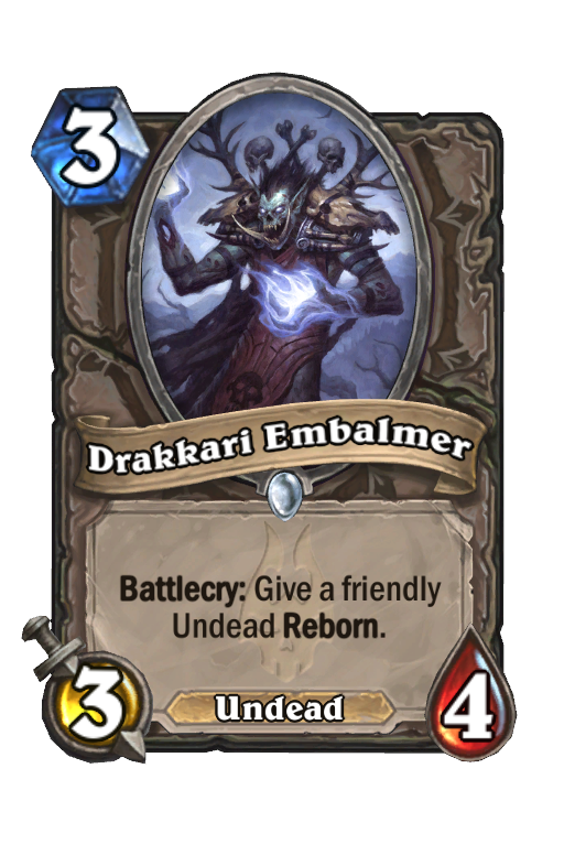 Drakkari Embalmer Hearthstone kártya