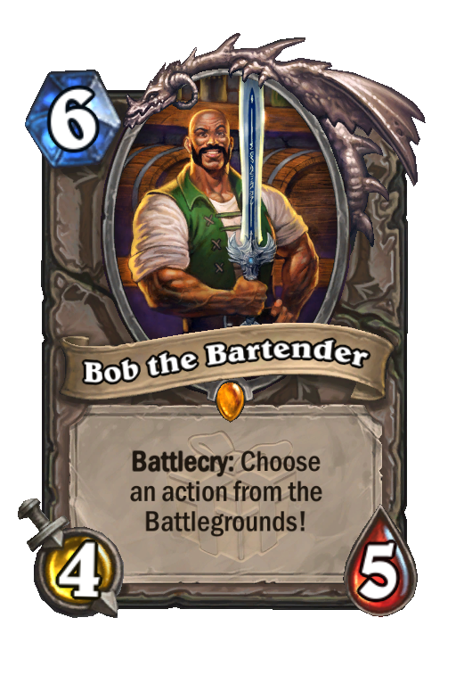 Bob the Bartender Hearthstone kártya