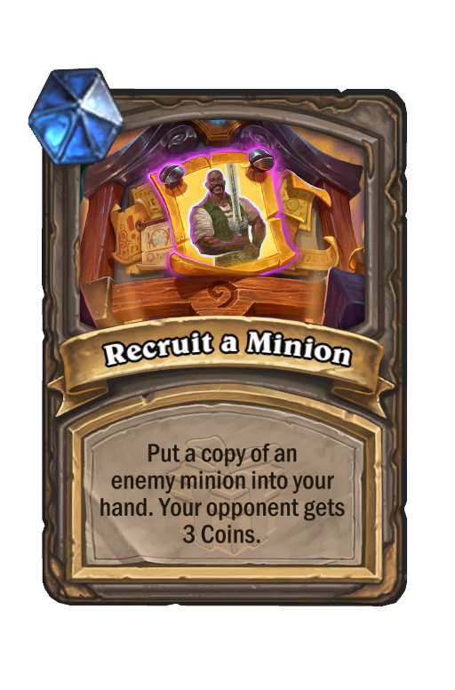 Recruit a Minion Hearthstone kártya