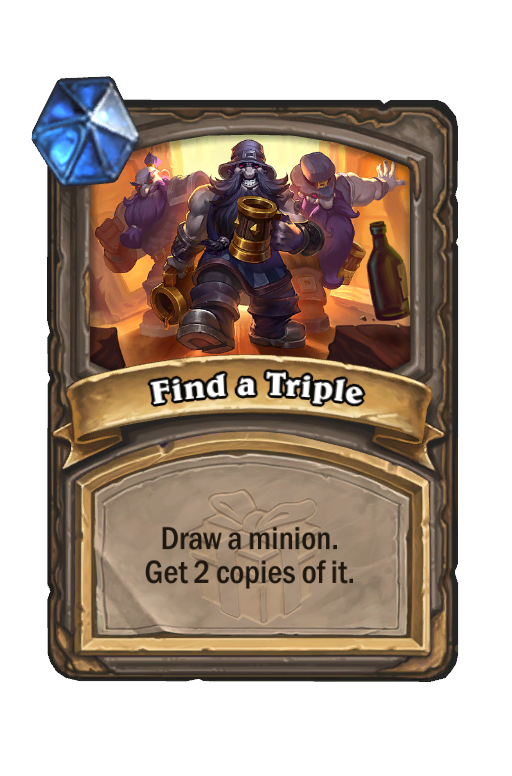 Find a Triple Hearthstone kártya