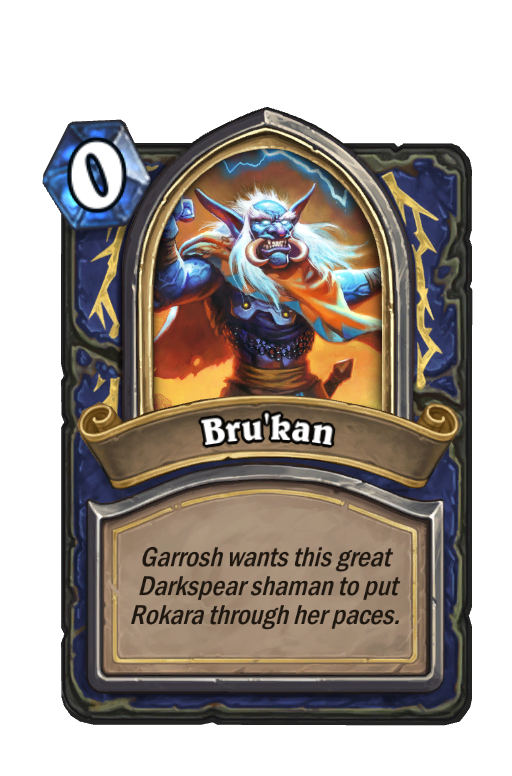 Bru'kan Hearthstone kártya