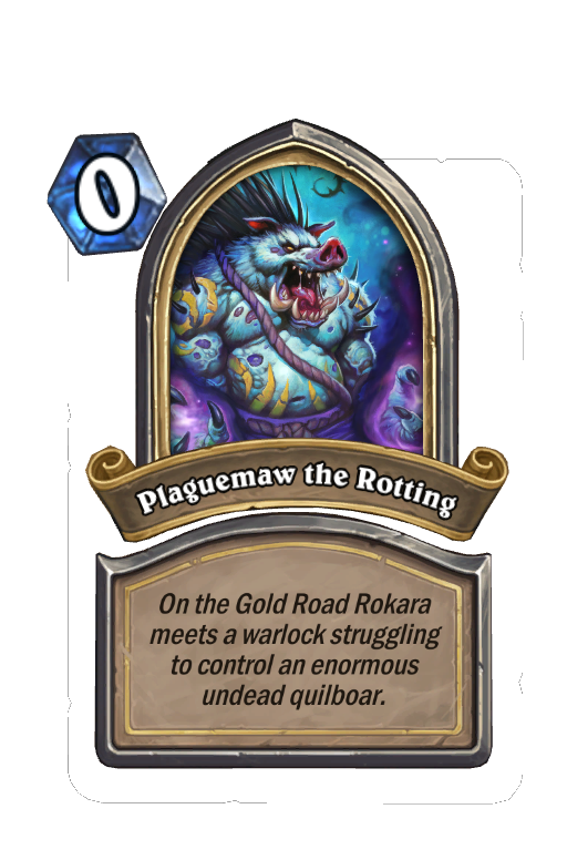 Plaguemaw the Rotting Hearthstone kártya