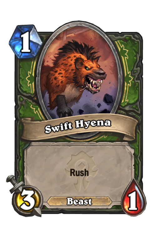 Swift Hyena Hearthstone kártya
