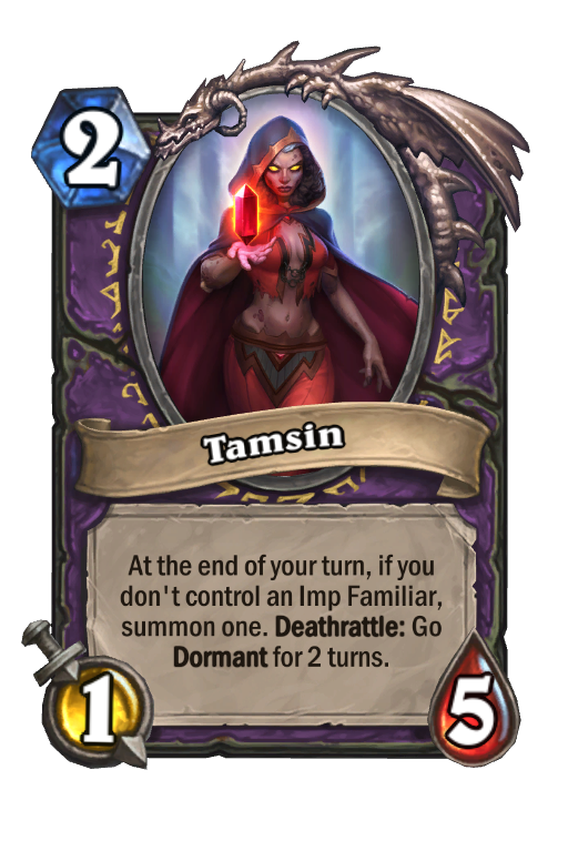Tamsin Hearthstone kártya
