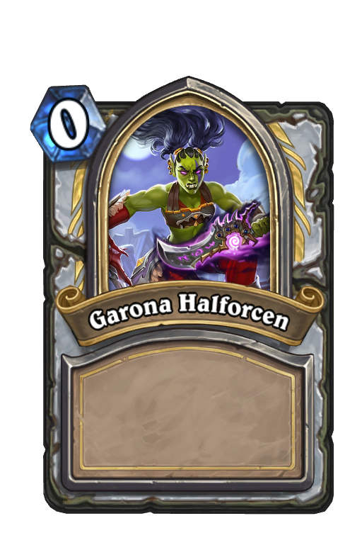 Garona Halforcen Hearthstone kártya