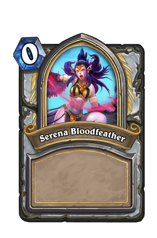 Serena Bloodfeather Hearthstone kártya