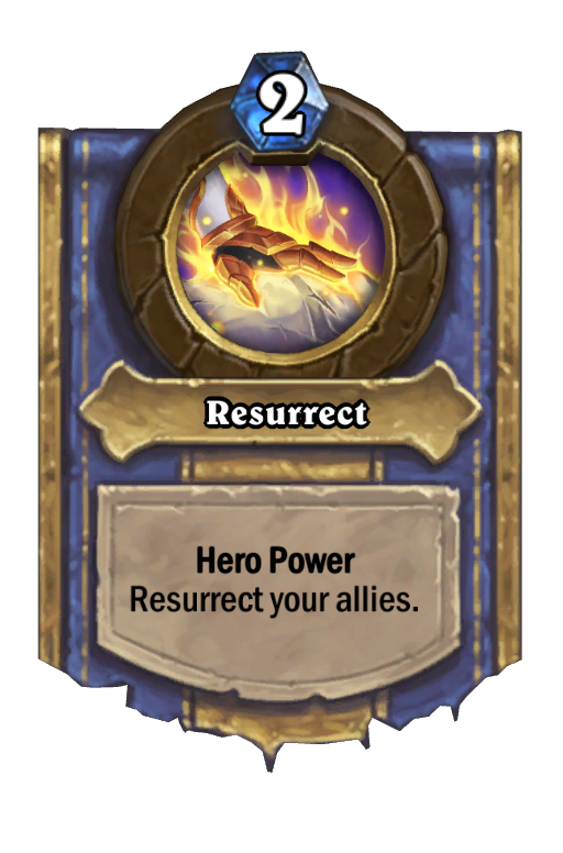 Resurrect Hearthstone kártya