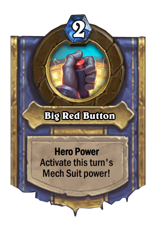 Big Red Button Hearthstone kártya