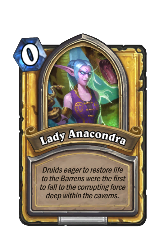 Lady Anacondra Hearthstone kártya