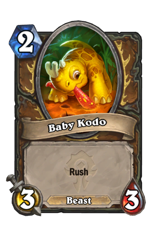 Baby Kodo Hearthstone kártya