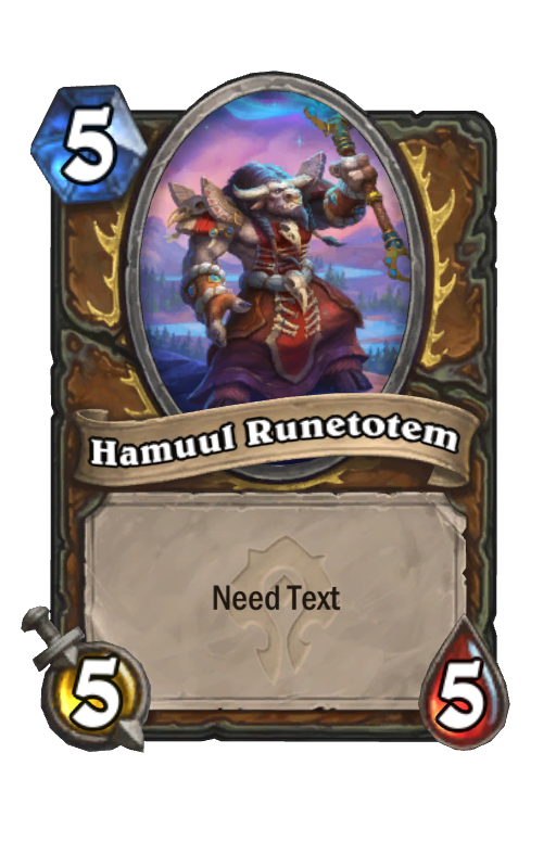 Hamuul Runetotem Hearthstone kártya