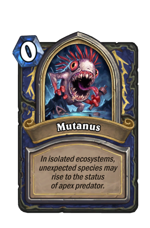 Mutanus Hearthstone kártya