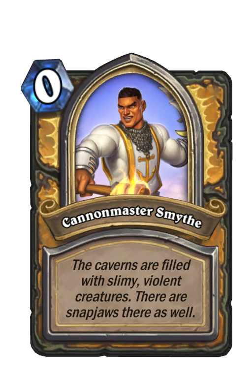 Cannonmaster Smythe Hearthstone kártya