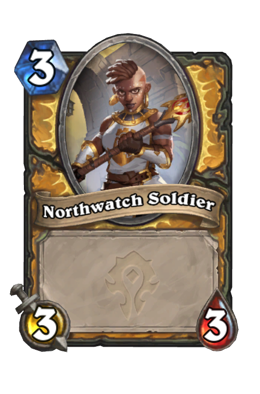 Northwatch Soldier Hearthstone kártya