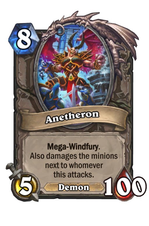 Anetheron Hearthstone kártya