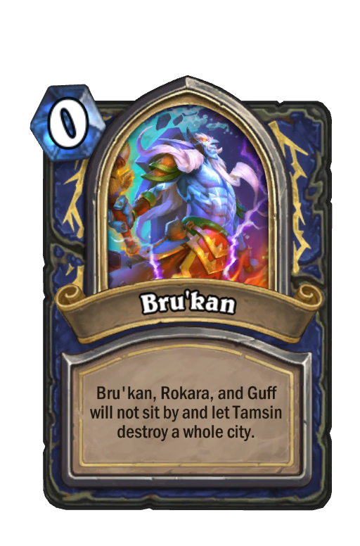 Bru'kan Hearthstone kártya
