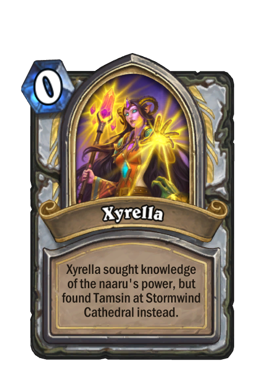 Xyrella Hearthstone kártya