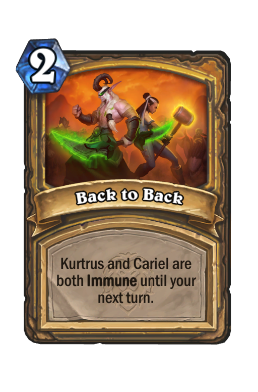 Back to Back Hearthstone kártya