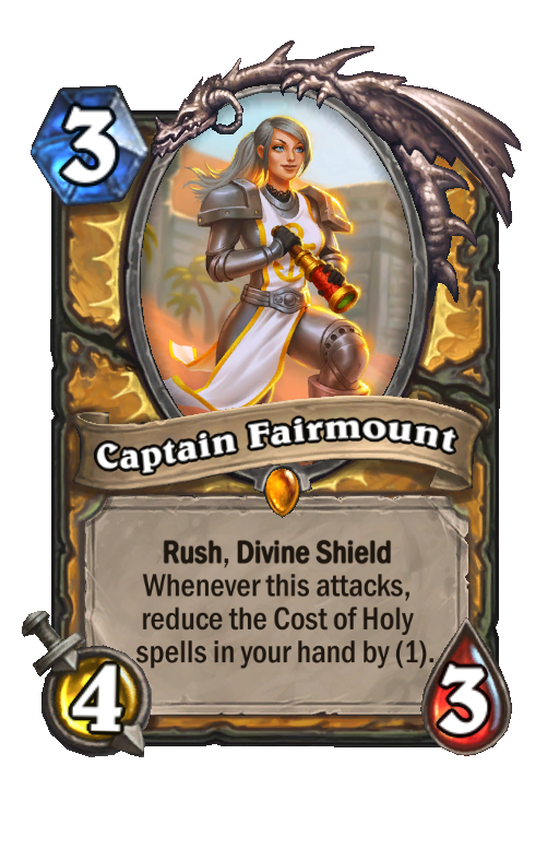 Captain Fairmount Hearthstone kártya