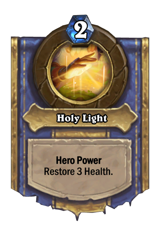 Holy Light Hearthstone kártya
