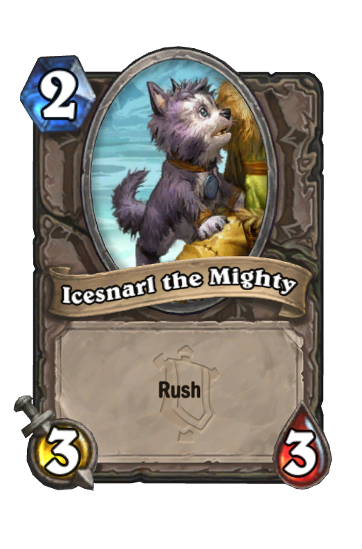 Icesnarl the Mighty Hearthstone kártya