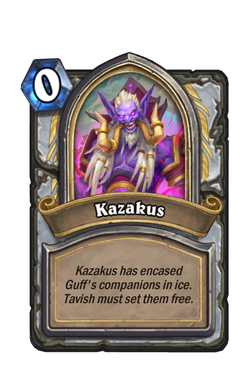 Kazakus Hearthstone kártya