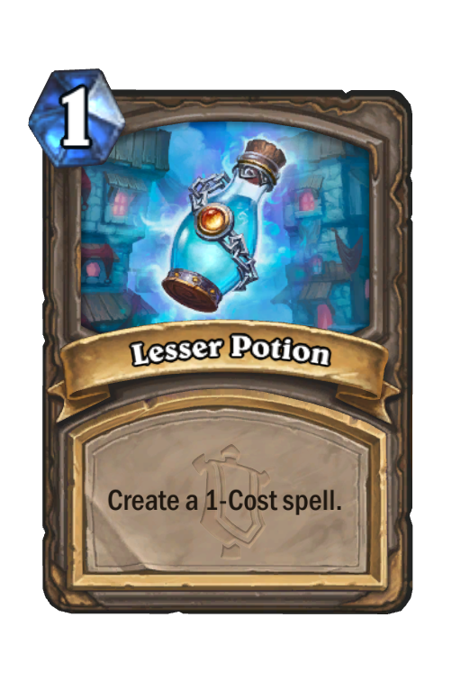 Lesser Potion Hearthstone kártya