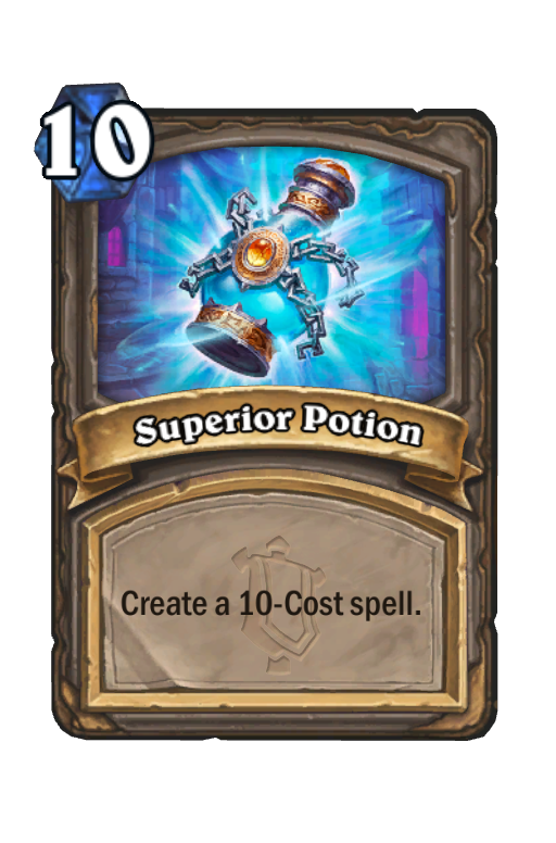 Superior Potion Hearthstone kártya