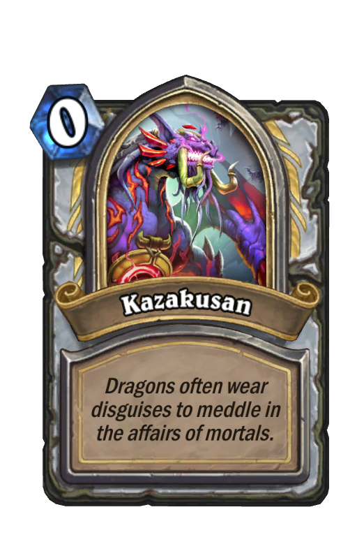 Kazakusan Hearthstone kártya
