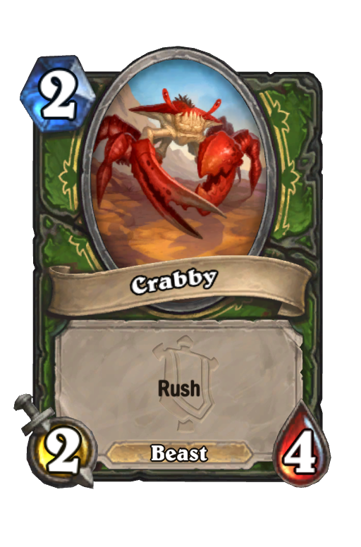 Crabby Hearthstone kártya