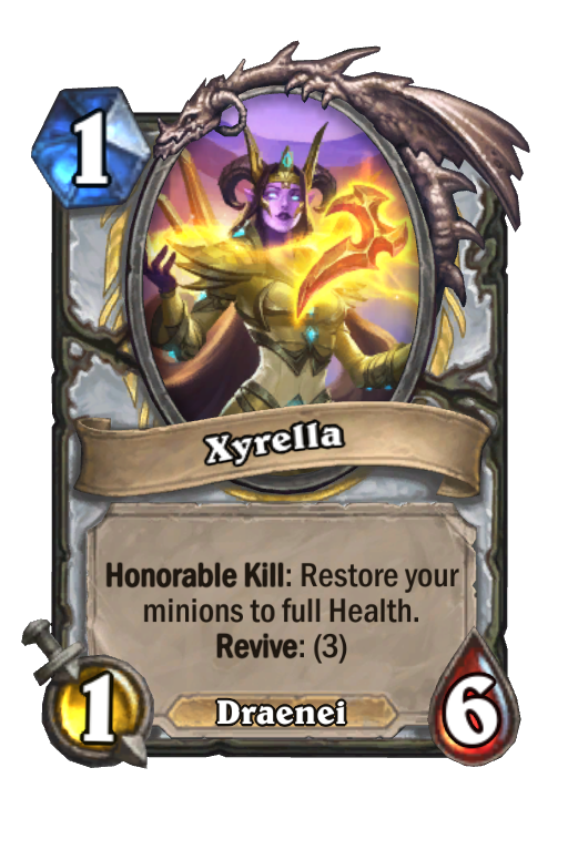 Xyrella Hearthstone kártya