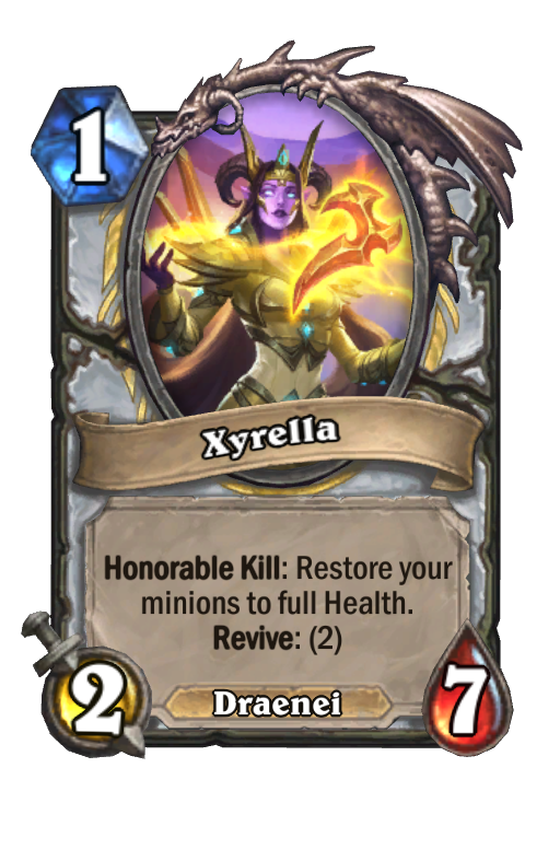 Xyrella Hearthstone kártya