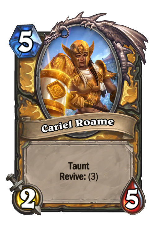 Cariel Roame Hearthstone kártya
