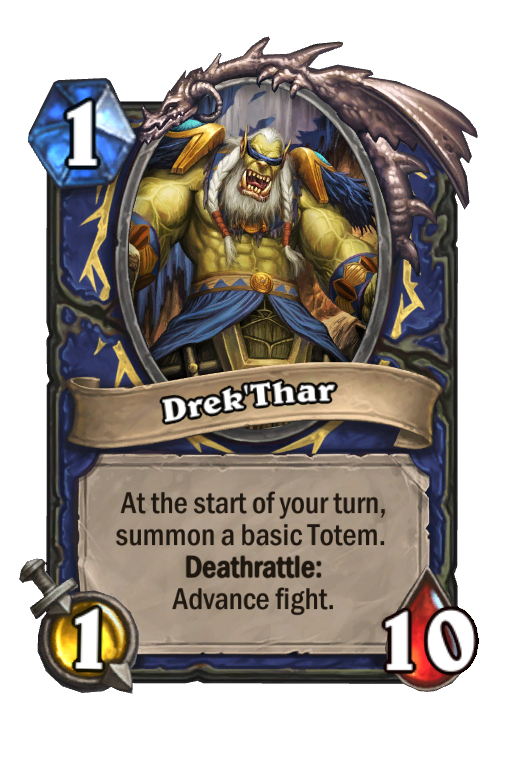 Drek'Thar Hearthstone kártya