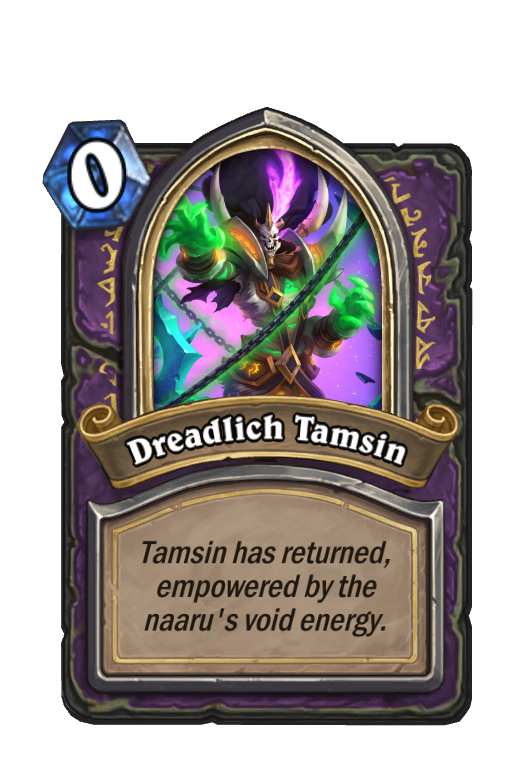 Dreadlich Tamsin Hearthstone kártya