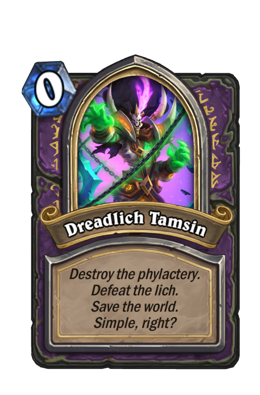 Dreadlich Tamsin Hearthstone kártya