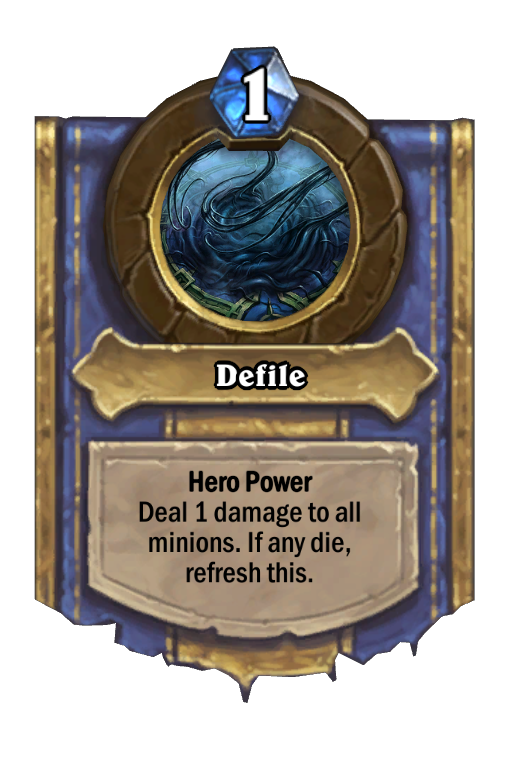 Defile Hearthstone kártya