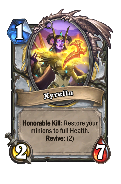 Xyrella Hearthstone kártya