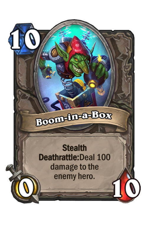 Boom-in-a-Box Hearthstone kártya
