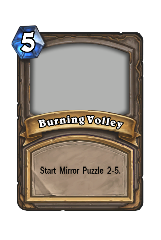 Burning Volley Hearthstone kártya