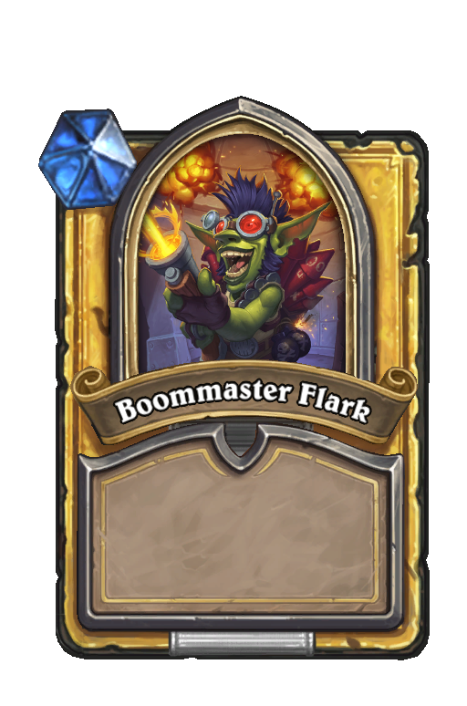 Boommaster Flark Hearthstone kártya