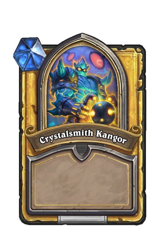 Crystalsmith Kangor Hearthstone kártya