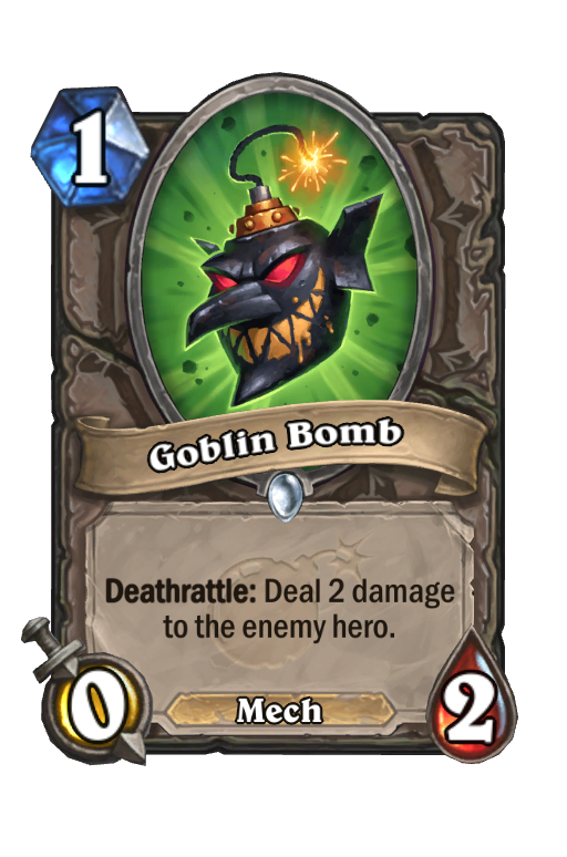 Goblin Bomb Hearthstone kártya