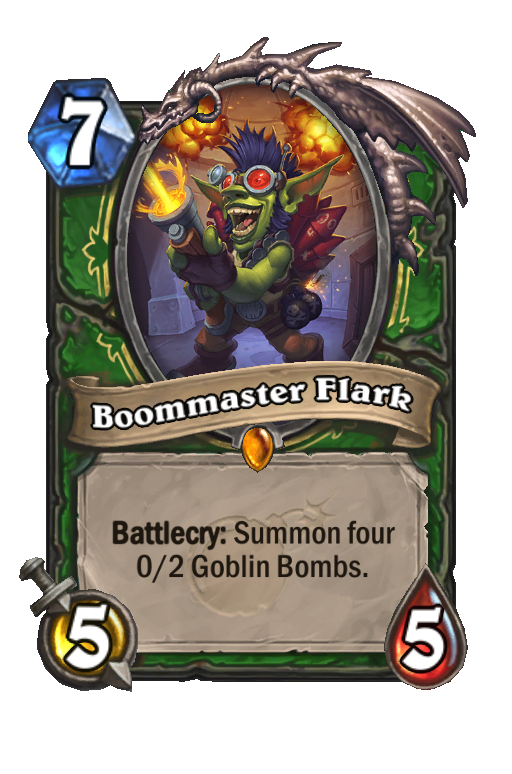 Boommaster Flark Hearthstone kártya