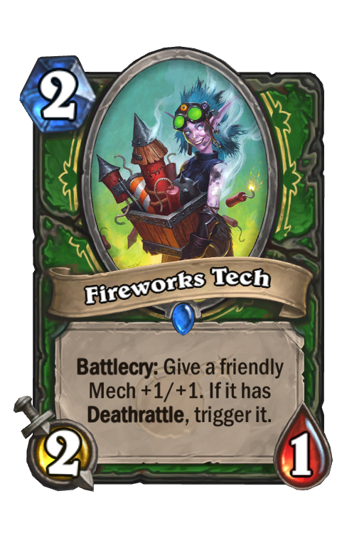 Fireworks Tech Hearthstone kártya