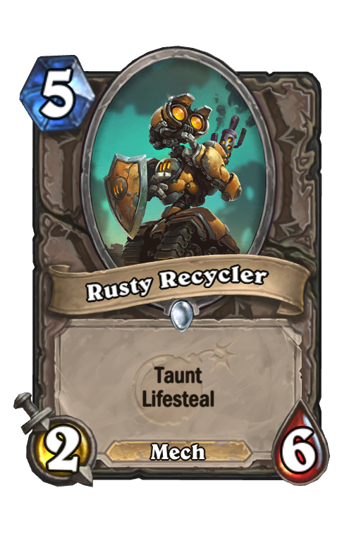 Rusty Recycler Hearthstone kártya